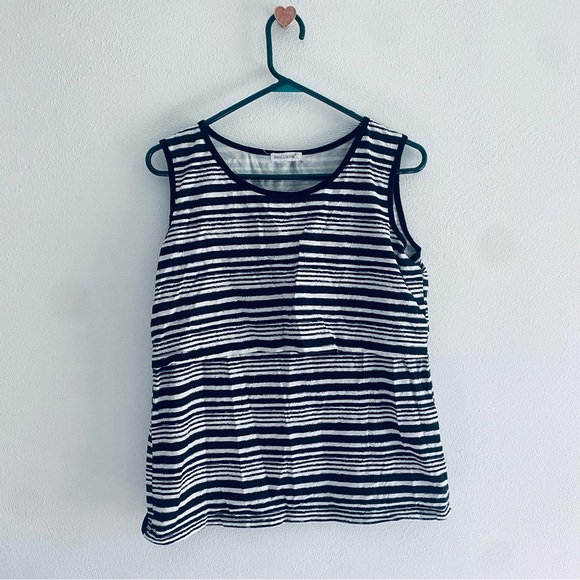 Smallshow black printed maternity tank top - Picture 1 of 8